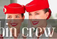 The Emirates cabin crew